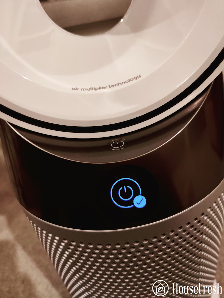 Setting up store dyson air purifier