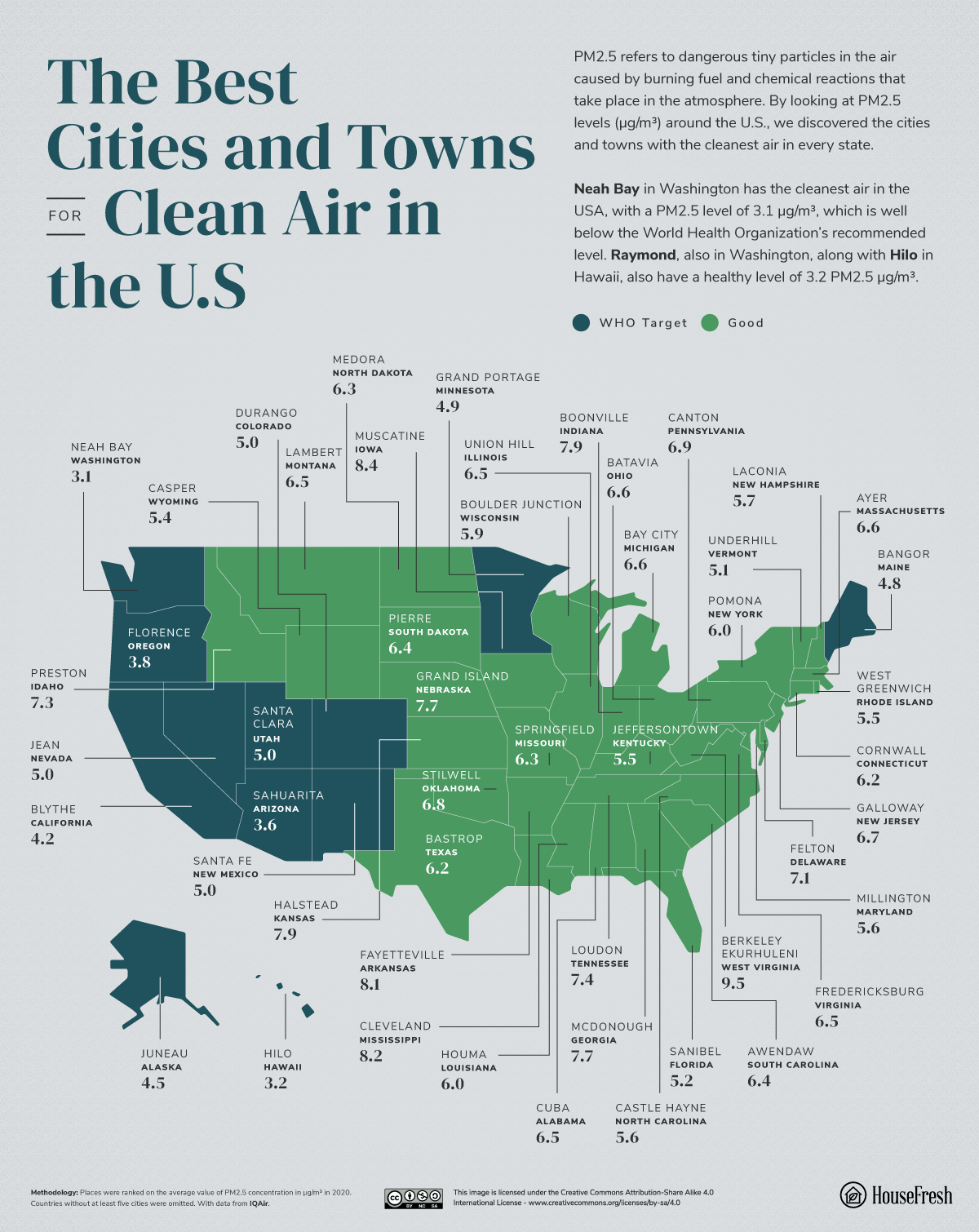 The World’s Best And Worst Towns And Cities For Clean Air In 2022