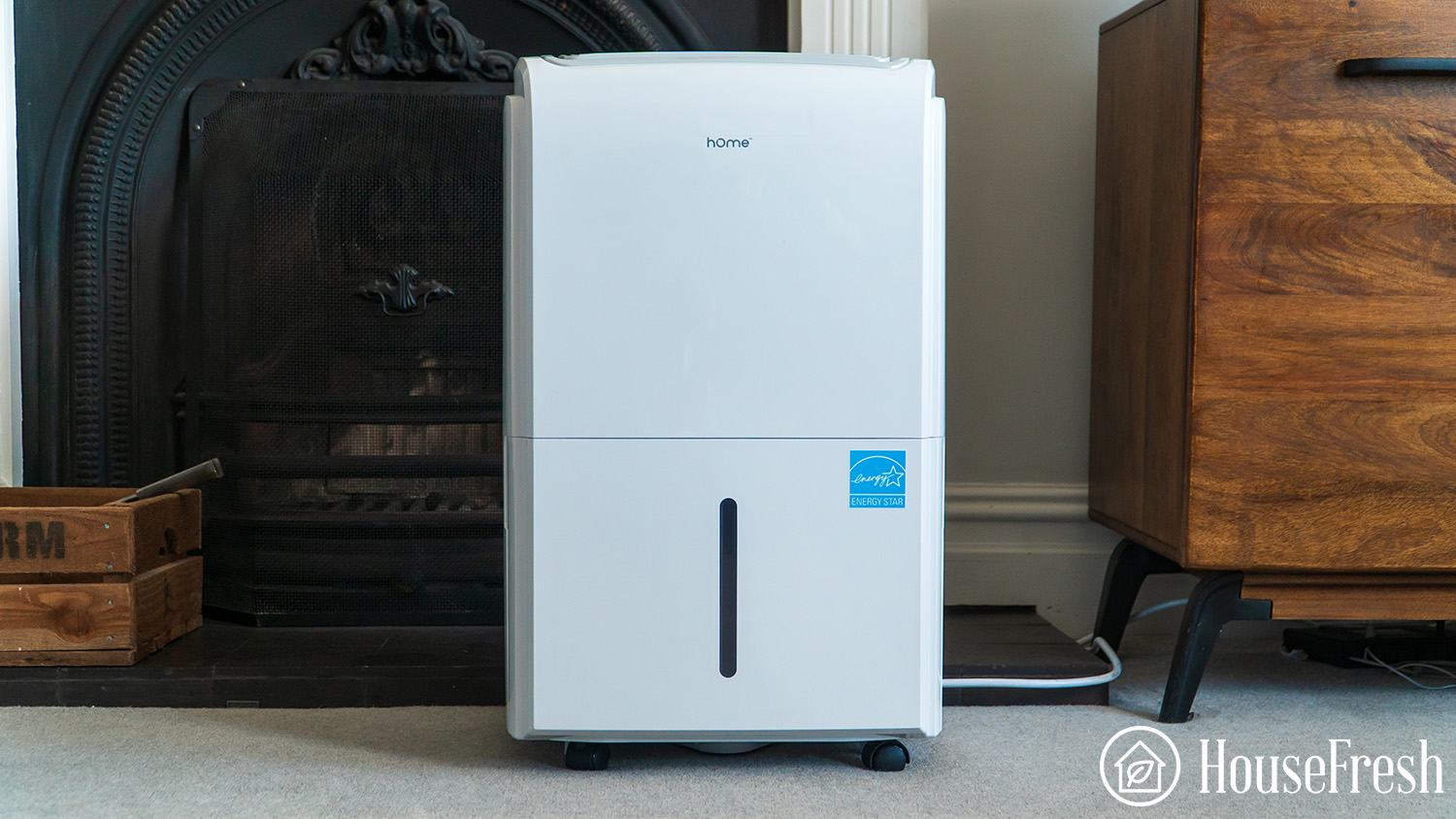 hOmeLabs 1500 Sq. Ft. Energy Star Dehumidifier - Ideal for Home Bedrooms,  Bathrooms and Medium Size Rooms - Powerful Moisture Removal and Humidity