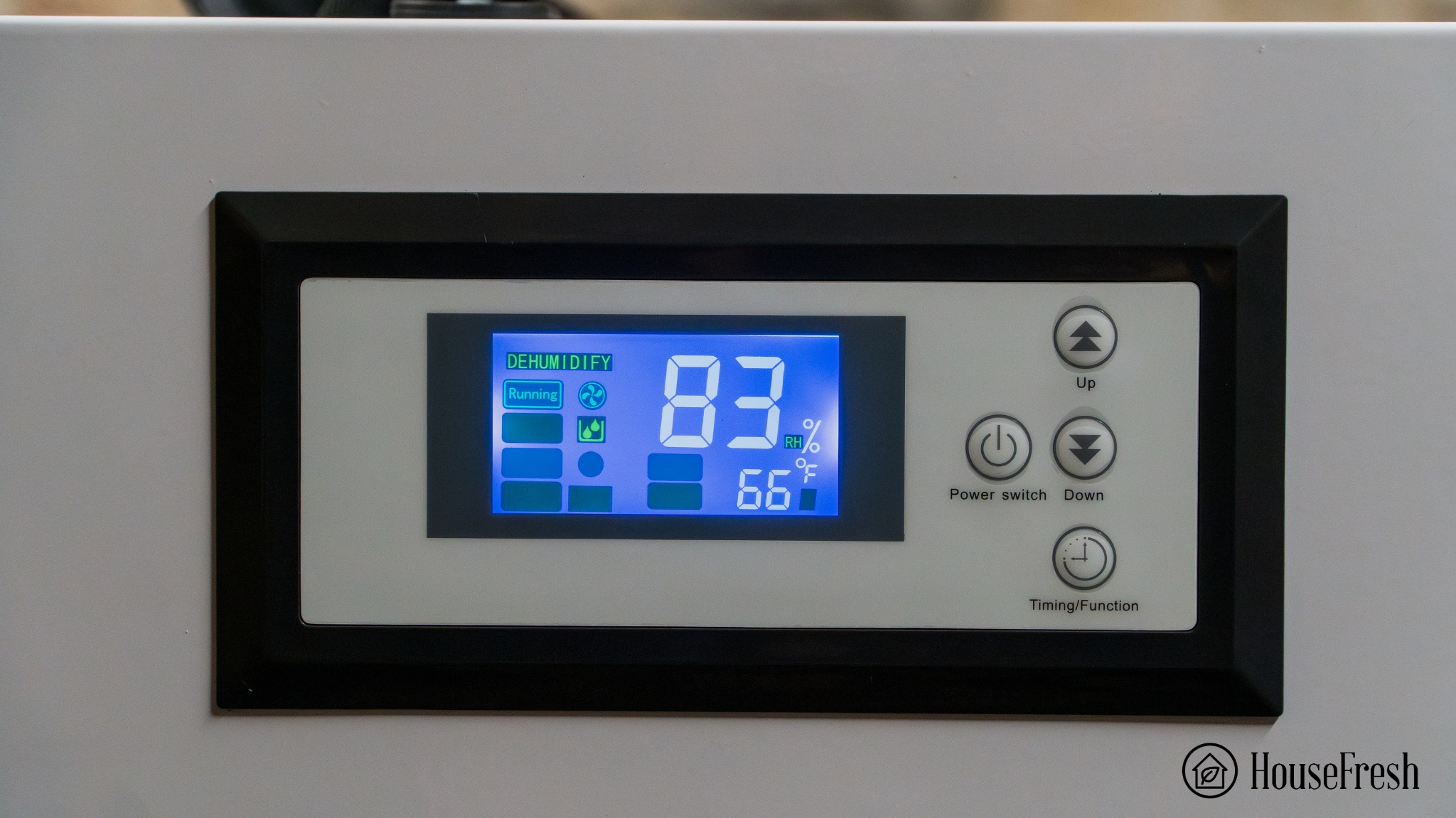 Moiswell 145 Pint Dehumidifier Controls