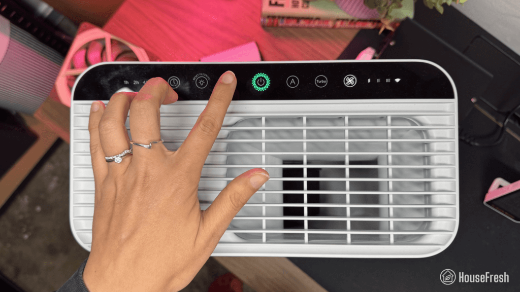 GoveeLife Smart Air Purifier 2 H7124 Controls