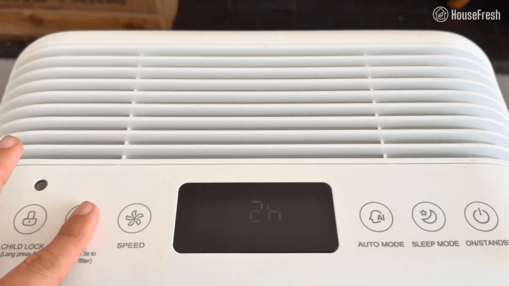 Midea SmartAir Pure Control Controls