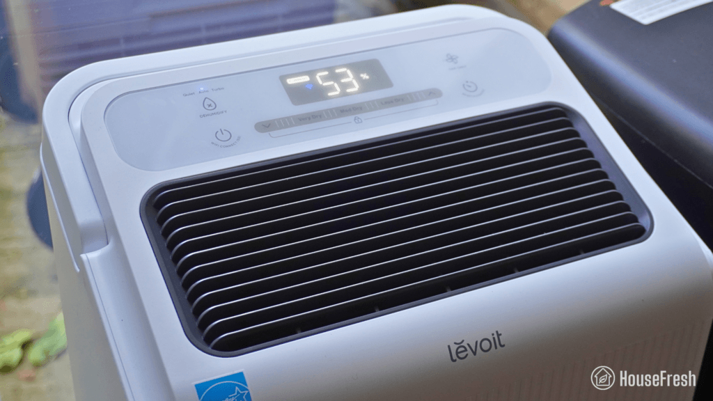 Levoit Dehumidifier Controls