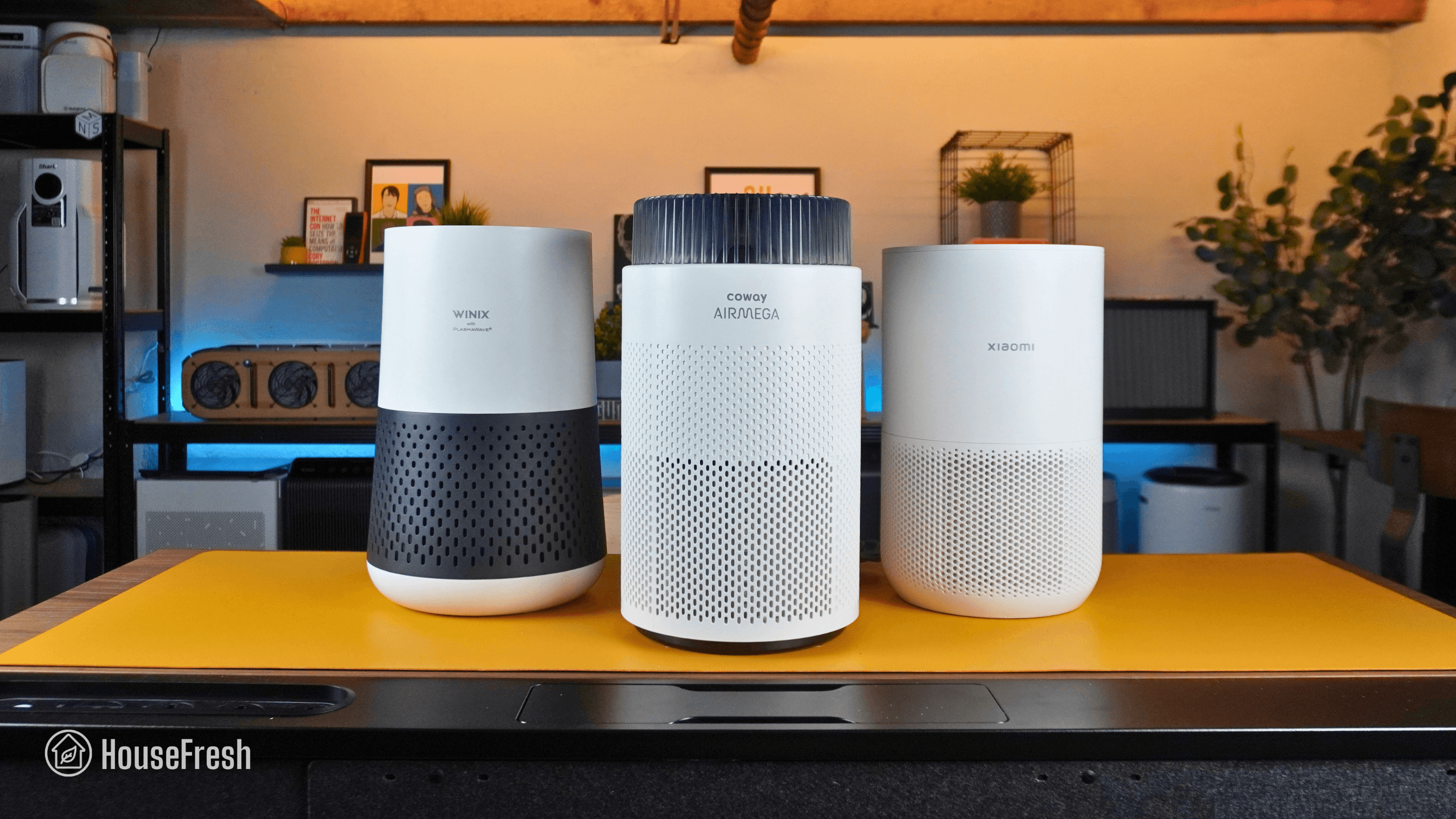 small cylindrical air purifiers